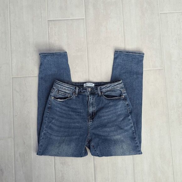 Women's Wax Jean Modal Fabric Basic Skinny Medium Wash 9/29 High-Waisted - Picture 4 of 8